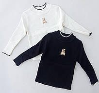 Светр підлітковий в'язаний стійка на дівчинку 90-130 см (2кол) "MARI" купити гуртом в Одесі на 7 км