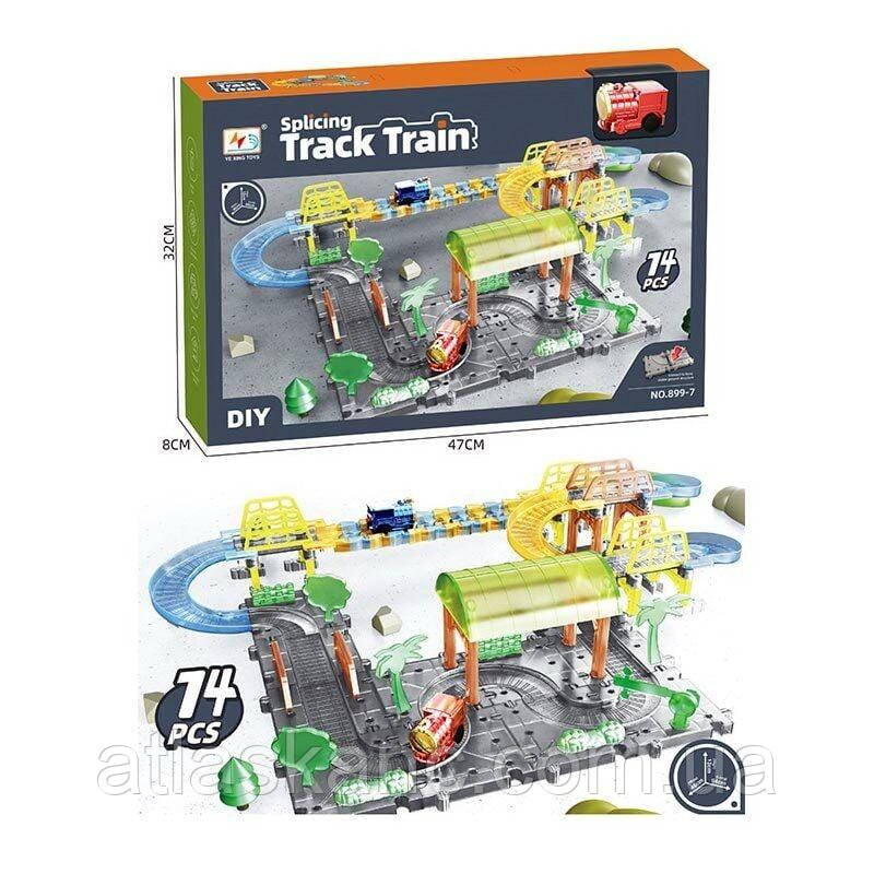 Іграшка Трек із локомотивом 74 деталей 899-7, фото 1