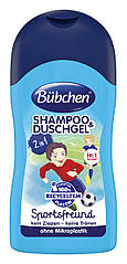Шампунь для волосся та тіла Bubchen Юний спортсмен 2в1, Дитячий, 230 мл (Бюбхен)