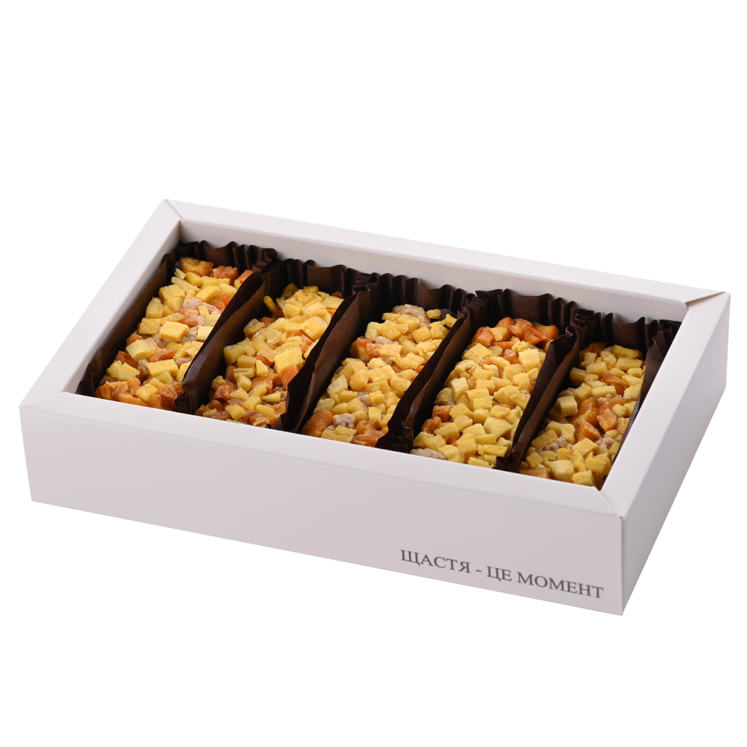 Набір батончиків з персиком та манго, 5шт, фото 1