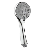 Лійка для душу Кругла 3 функції KOER KP-0405-01 Premium (Колір хром світло-сірий), фото 4