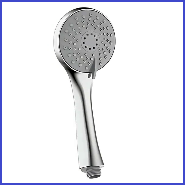 Лійка для душу Кругла 3 функції KOER KP-0405-01 Premium (Колір хром світло-сірий), фото 1