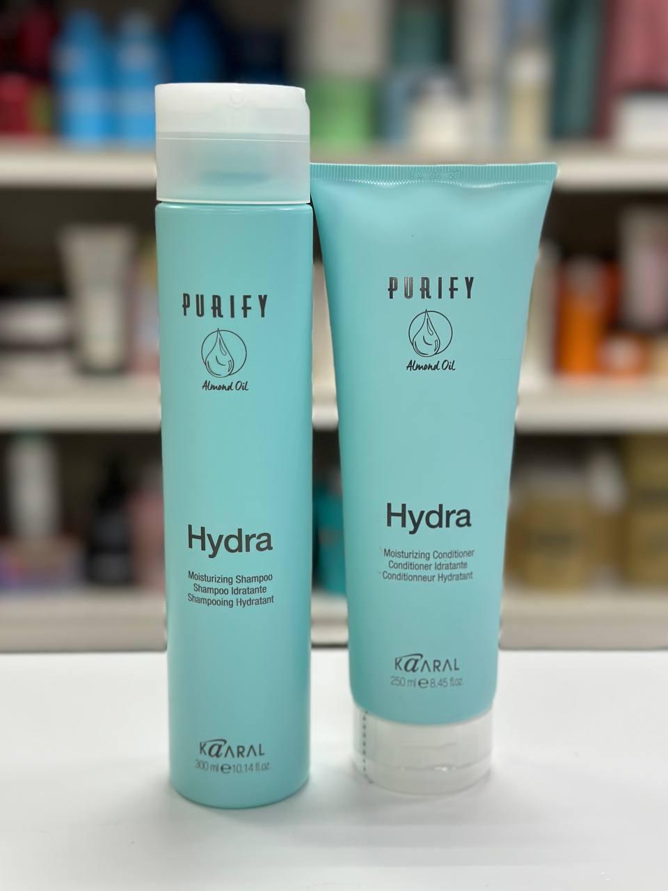 Набір для зволоження волосся Kaaral Purify Hydra (шампунь + кондиціонер)