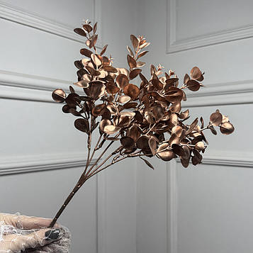 Букет евкаліпту бронзовий | В – 35 см | виробництво Польщі |5 шт. в упаковці