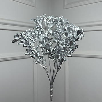 Букет ягід штучний срібний | В – 35 см | виробництво Польщі |5 шт. в упаковці