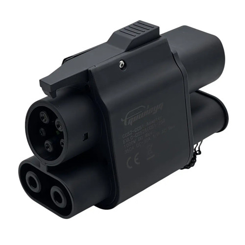 Адаптер CCS2 на CCS1 Type2 AC+DC, 350А 350кВт 1000В, GUWIEYG, фото 1