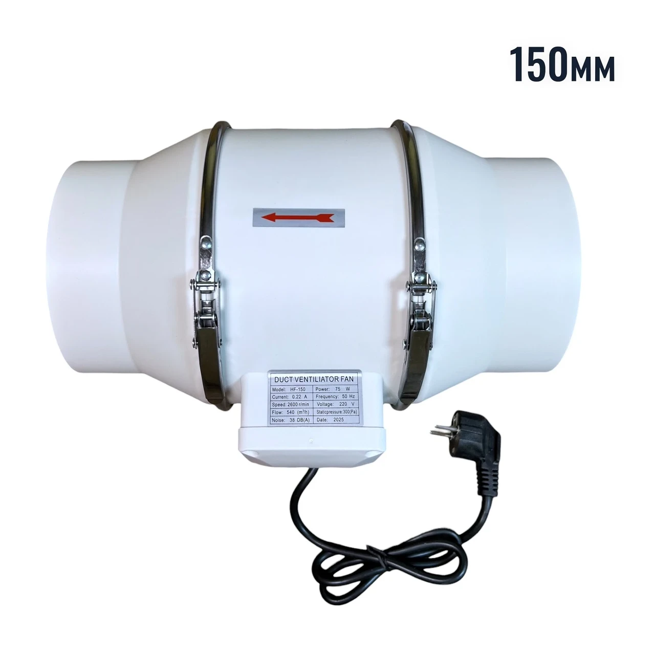 Канальний вентилятор Folem - HF-150, фото 1