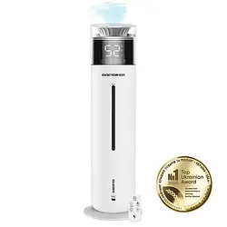 Потужний та безпечний ультразвуковий зволожувач повітря на 10л Doctor-101 Zeus з ультрафіолетовою УФ-лампою і пультом ДК.