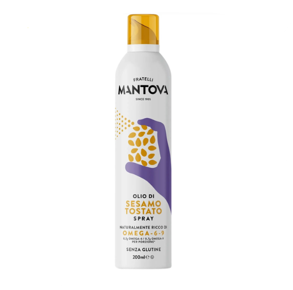 Олія кунжутна спрей Fratelli Mantova Extra Virgin 200 мл