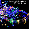 Вуличні вогні 5 м Smart Bluetooth — світлодіодна смарт-гірлянда RGB, музична, USB, вологозахист IP65, фото 7