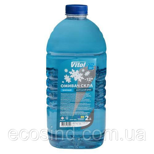 Омивач скла зимовий VITOL "-12" Морський бриз 2л, фото 1