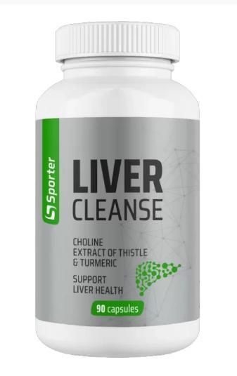 Для підтримки здоров'я печінки SPORTER Sporter Liver Cleanse 90 капсул, фото 1