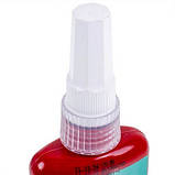 Фіксатор різьби для розбірних з&aposєднань Akfix L243 Threadlocker (середньої міцності) 50g синій, фото 3