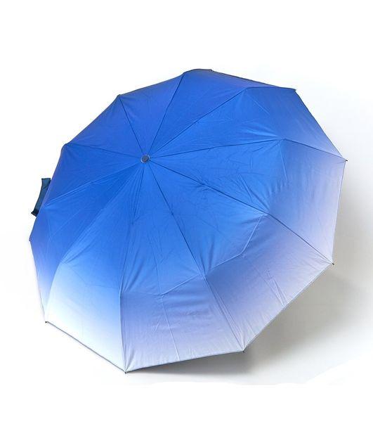 Парасолька Bellissimo №M634 жіночий автомат на 10 подвійних спиць Синя, фото 1