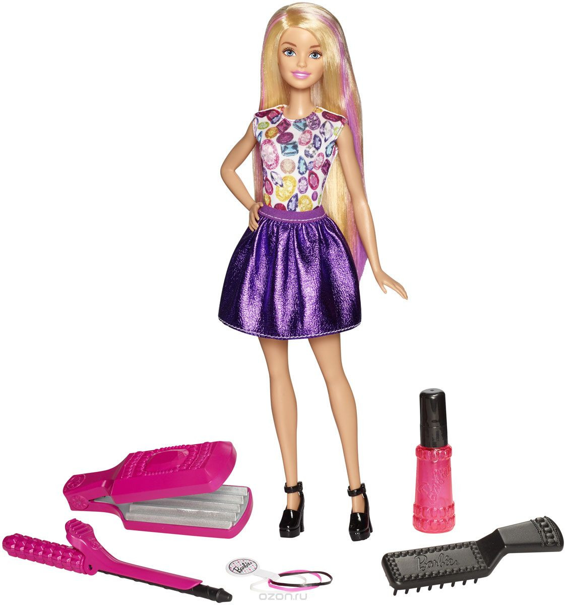 Ігровий набір Барбі Кольорові локони/Barbie D.I.Y. Crimps&Curls Doll