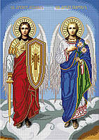 Схема вишивкі бісером Акорнс Святі архангели Михайло та Гавріїл А3-И-525