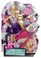 Ігровий набір Барбі Кольорові локони/Barbie D.I.Y. Crimps&Curls Doll, фото 5