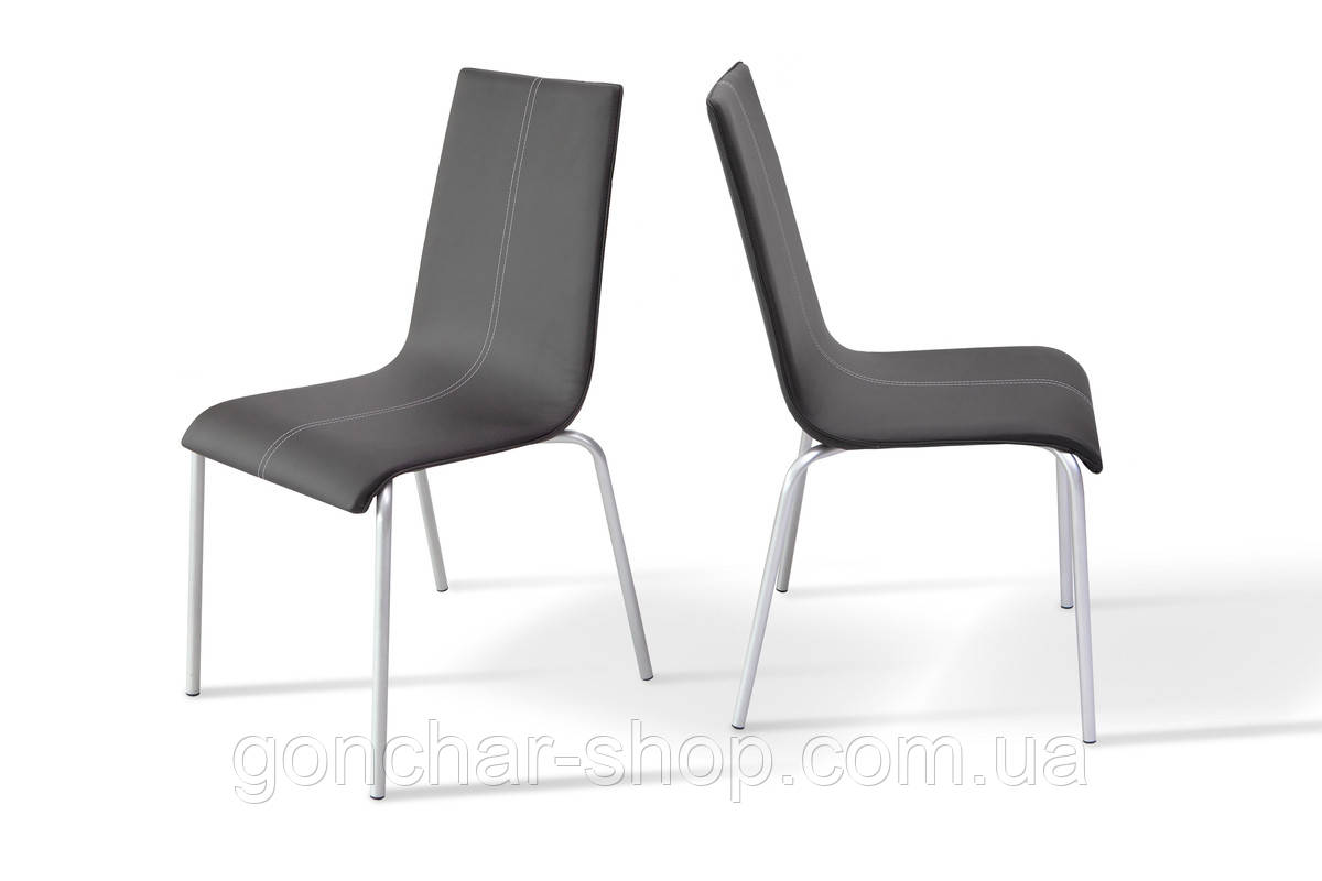 Стілець обідній Келлі зі строчкою, (черн)---, фото 1