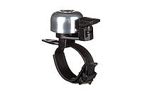 Дзвоник ONRIDE Zip алюмінієвий, Ø керма 22-32 мм, срібний