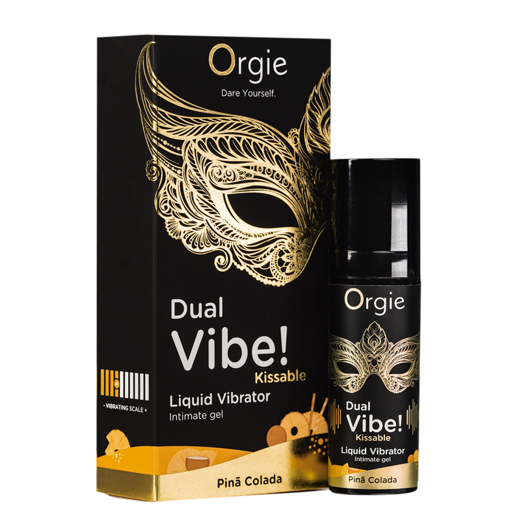 Рідкий вібратор Стимулюючий крем для клітора DUAL VIBE! - ПОЦІЛУВАННЯ, фото 1