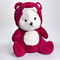 М'яка іграшка-плед, подушка 3 в 1 Ведмедик Тедді в костюмі Лотсо плед в іграшці 40×35×15 (см) дитячий плед іграшка 520-2R