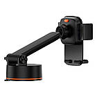 Тримач Baseus Easy Control Clamp Car Mount Holder Pro (Suction Cup Version) |5.4-6.7" чорний, фото 3