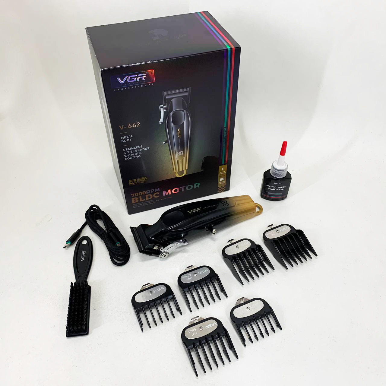 Машинка для стрижки волосся з мотором, Набір для видалення волосся із зарядним пристроєм YE-26, фото 1