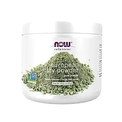Маска для обличчя із глини Now Foods European Clay Powder 170 г