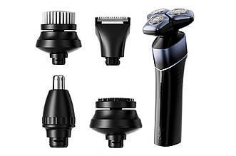 Бритва роторна Maestro 600 мА·год x 3 головки x 5 насадок (MR-675)