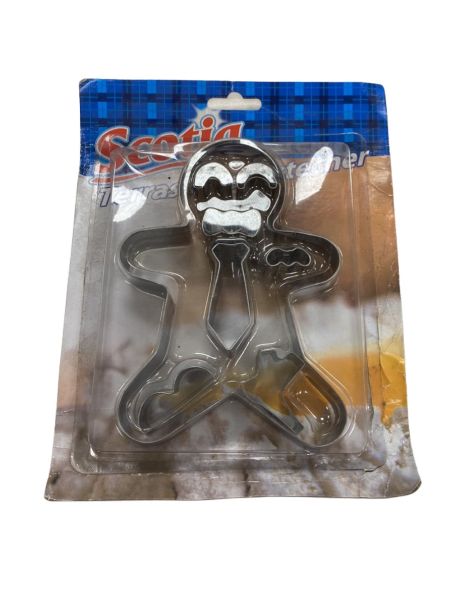 Вирубка для печива та пряників Чоловічок деталізований, фото 1