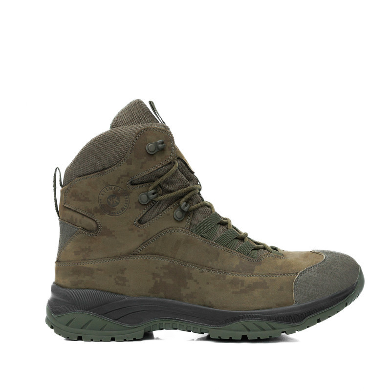 Тактичні Черевики STIMUL Отаман Піксель Олива Шкіра Демі 43, арт. STIMUL-2782-43