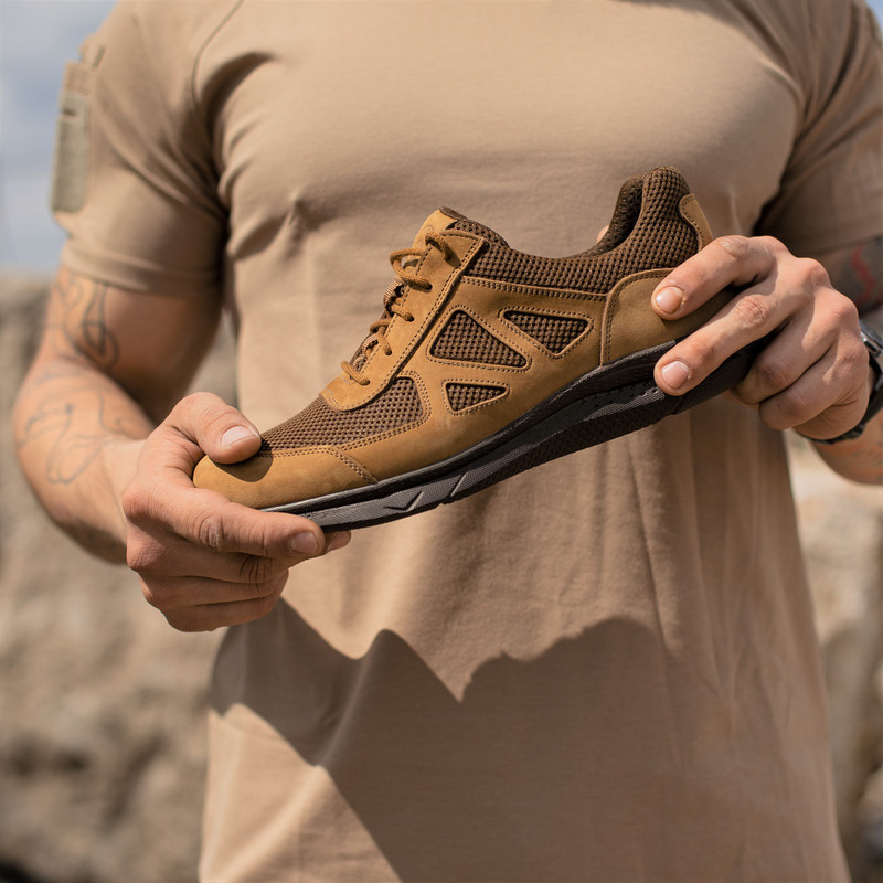 Тактичні Кросівки STIMUL Ягуар Койот Нубук Літо 35, арт. STIMUL-1953-35