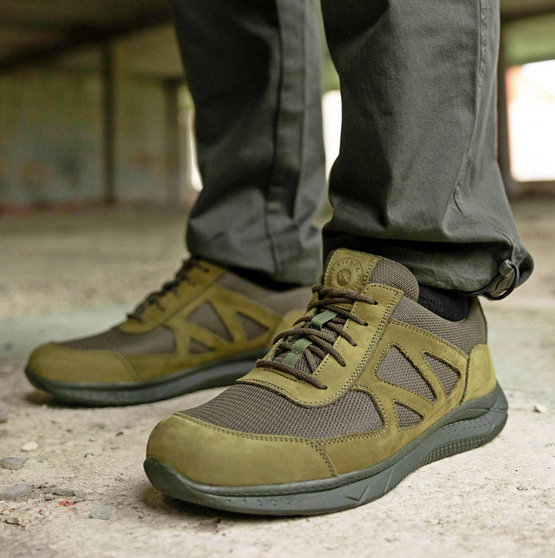 Тактичні Кросівки STIMUL Ягуар Олива Нубук Демі 37, арт. STIMUL-1973-37