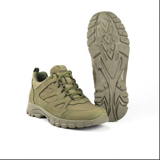 Тактичні Кросівки STIMUL Лео Оливковий Нубук Демі 44, арт. STIMUL-3031-44