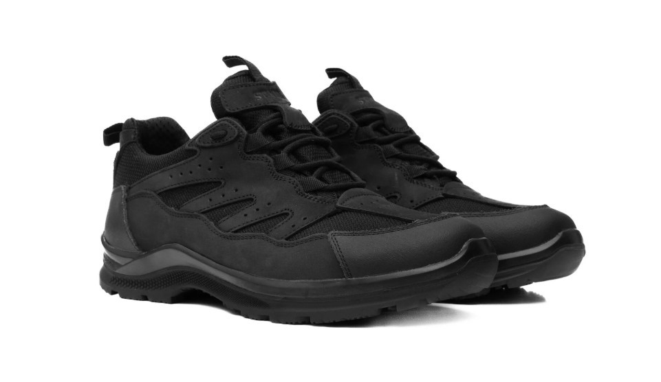 Тактичні Кросівки STIMUL Катран Чорний Нубук Зима 40, арт. STIMUL-4056-40