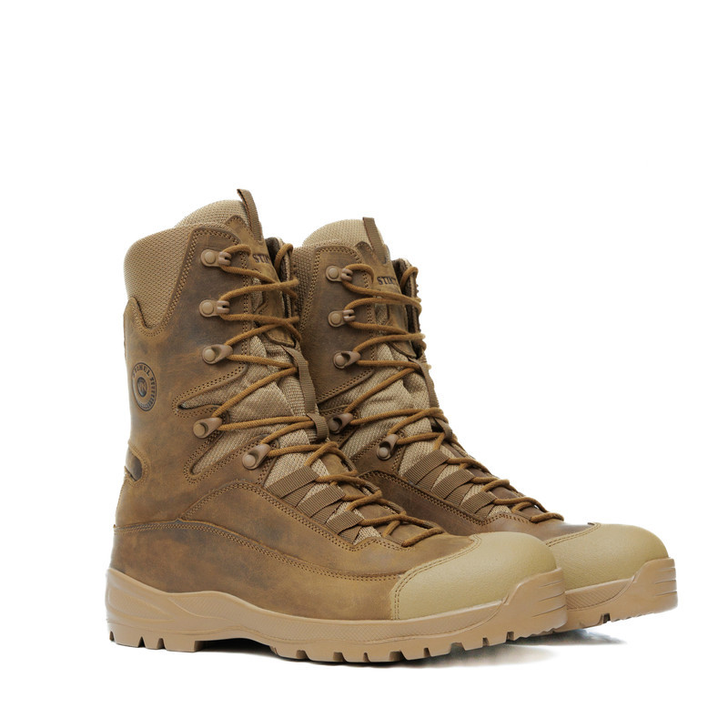 Тактичні Берці STIMUL Отаман Койот Шкіра Crazy Horse Демі 42, арт. STIMUL-2185-42