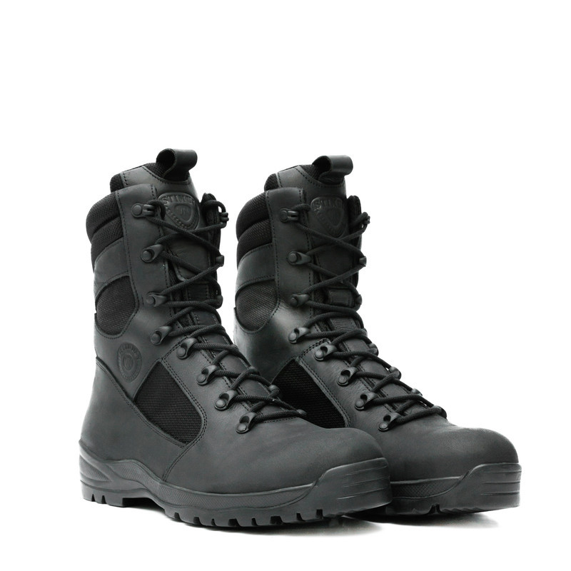 Тактичні Берці Козак STIMUL Чорний Шкіра Crazy Horse Демі 43, арт. STIMUL-2630-43