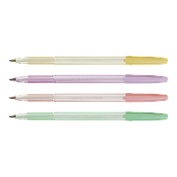 Ручка кулькова SIMPLE 0.7 мм ассорті корпусів сині чорнила 8123