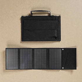 Сонячна панель портативна 60 Вт AUMOON ES-60, складна, для заряджання телефонів та гаджетів