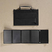 Портативна сонячна панель 80 Вт AUMOON ES-80 (Сонячна батарея для заряджання телефону)