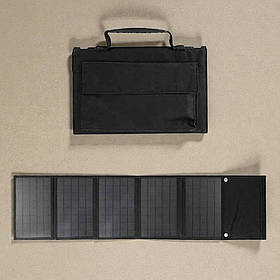 Сонячна панель портативна 100 Вт AUMOON ES-100, складна, для заряджання телефонів та гаджетів