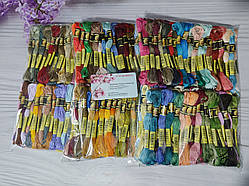 Нитки муліне СХС вся палітра по 1 мотку. (447 шт.)