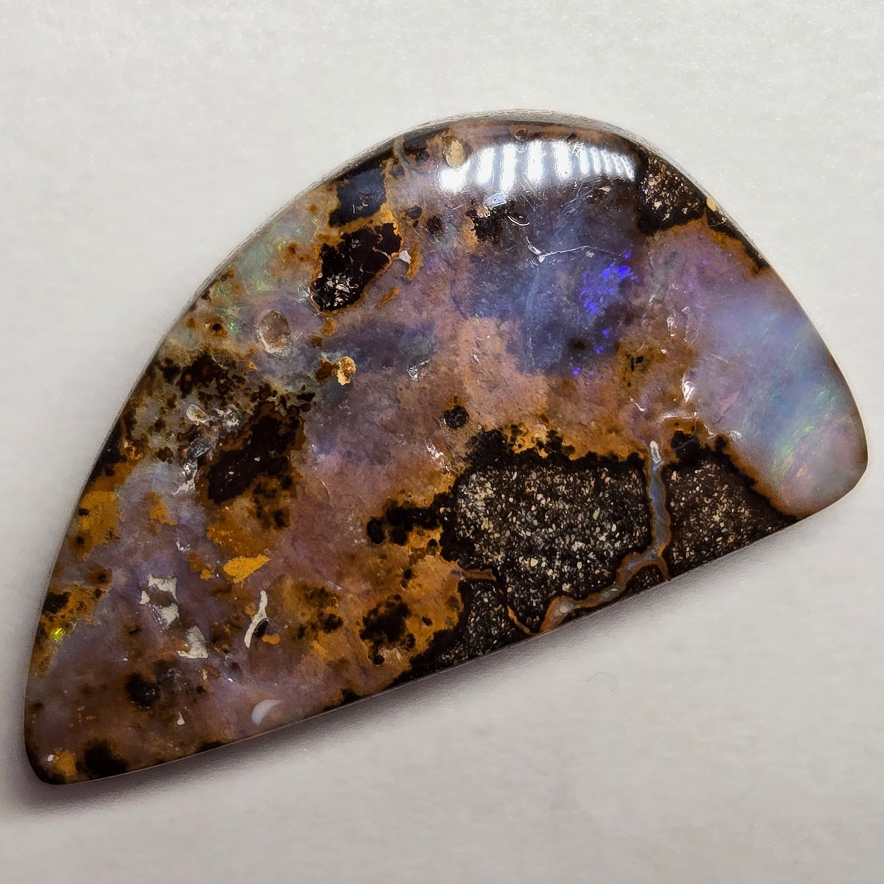 Болдер опал — кабашон 20 ct для ювелірних виробів, кабашон, природний камінь для створення прикрас, фото 1