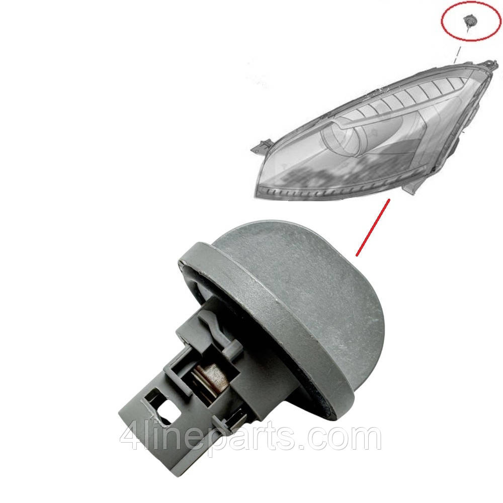 Цоколь корпус лампочки H6W Grand С4 Citroen 621559, фото 1