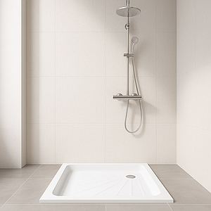 Душовий піддон Vivia Brooklin 90x90x15 см квадратний акриловий