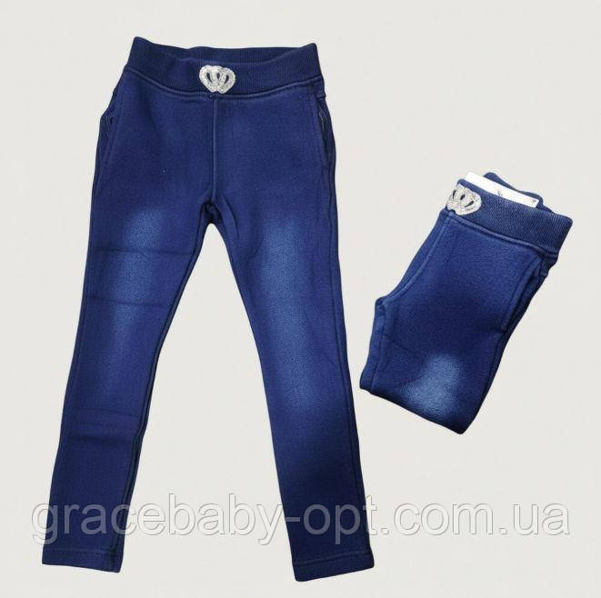 Леггінси утеплені для дівчат оптом,  F&D, 4-12 років, № FD1095, фото 1