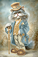 Схема для вишивки ,, Персидський Кіт Джентльмен,,