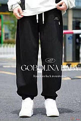 ОПТОМ Штани спортивні чорні утеплені (152 см)  Bolina Baby 2125000889955