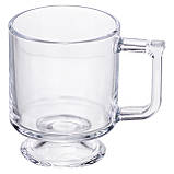 Набір чашок 6 шт для чаю та кави Goblet по 300 (мл) кружки скляні Прозорий HP-19-L6, фото 2