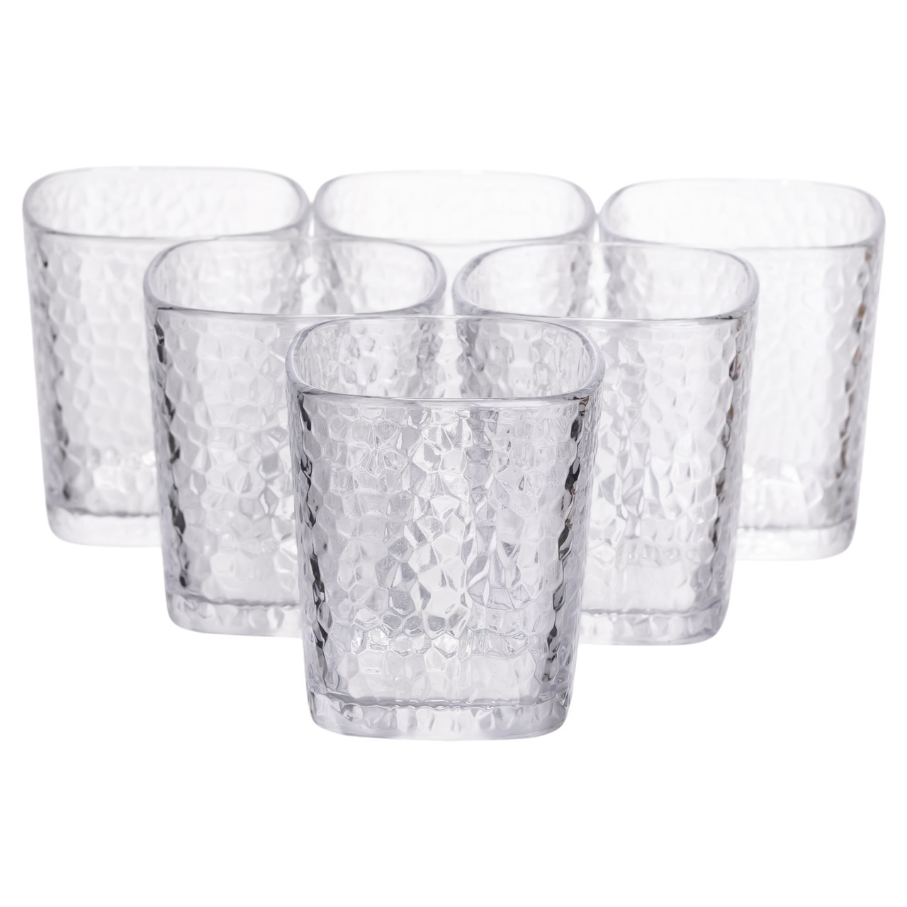 Набір склянок 6 (шт) 250 (мл) для лимонадів, соку, води, коктейлів Прозорий HP-19-AY-1, фото 1